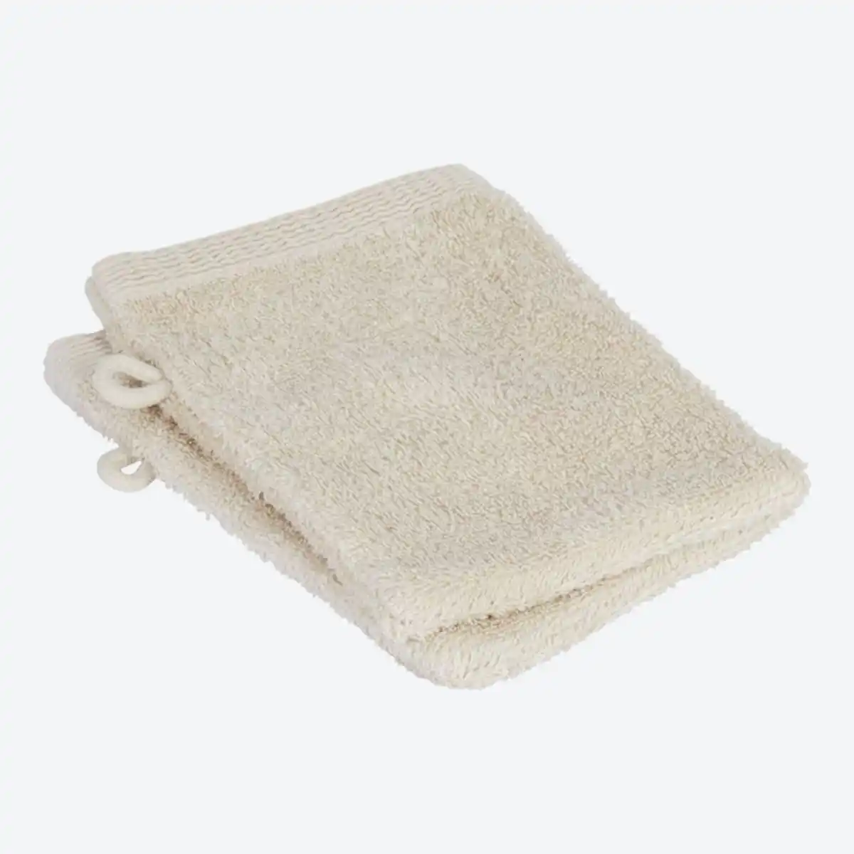 Bild 1 von Frottee-Waschhandschuh, PREMIUM, 16x21cm, 2er-Pack, Ecru