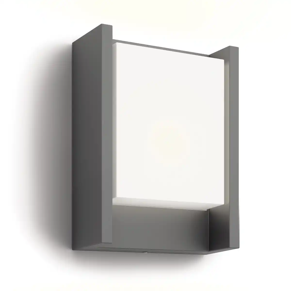 Bild 1 von LED-Wandleuchte Arbour Ultra-Efficient 22 x 16,5 x 7,5 cm Anthrazit