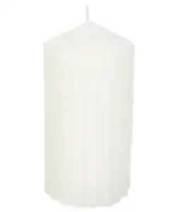 Stumpenkerze Pillar, 0,234 kg, ca. 8,8 x 12 cm, offwhite