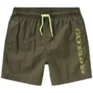 Jungen Badeshorts mit Tunnelzug OLIV