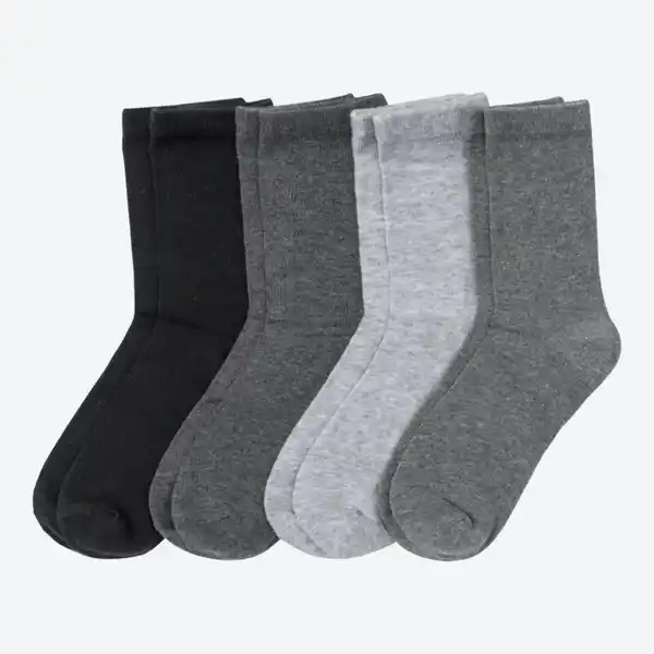 Bild 1 von Damen-Socken in verschiedenen Ausführungen, 4er-Pack, Gray