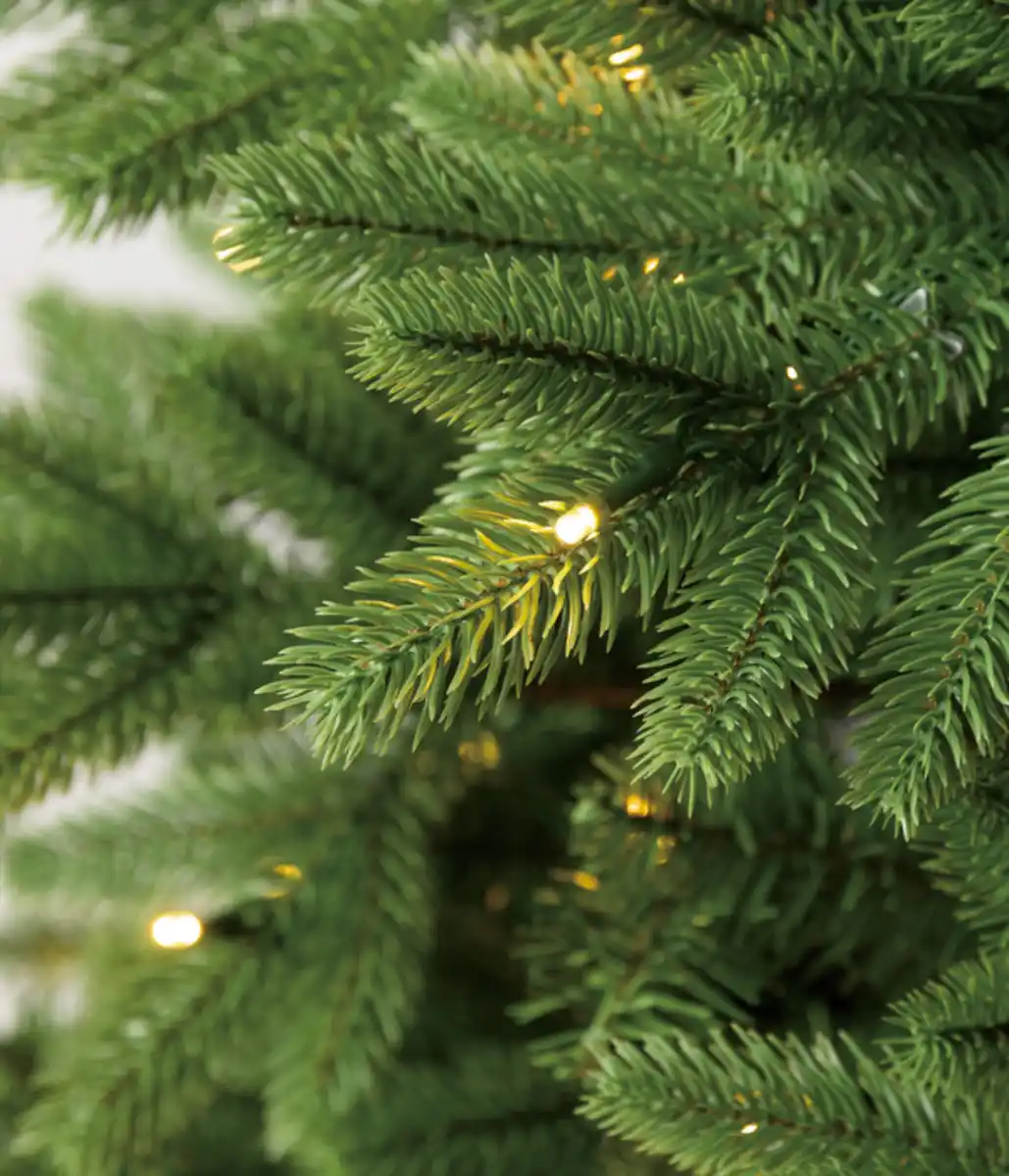 Bild 4 von Dehner künstlicher Weihnachtsbaum 'Lyra' mit LED-Beleuchtung, 240 cm