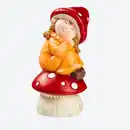 Bild 1 von Deko-Figur mit Pilz, ca. 9x9x,5x19cm, Orange