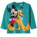 Bild 1 von Micky Maus Langarmshirt mit großem Print DUNKELGRÜN