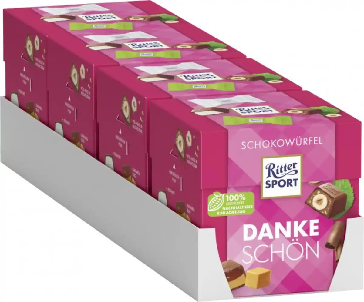 Bild 1 von Ritter Sport Schokowürfel Dankeschön