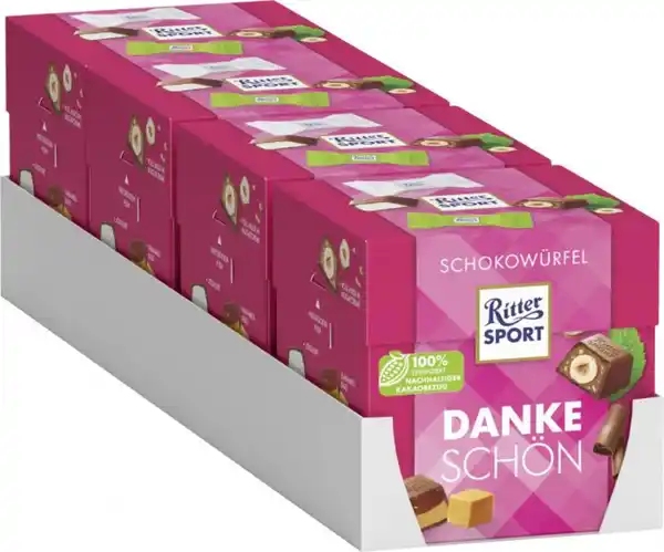 Bild 1 von Ritter Sport Schokowürfel Dankeschön