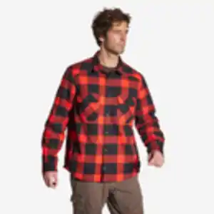 Flanell Outdoorhemd Jackenhemd 500 rot