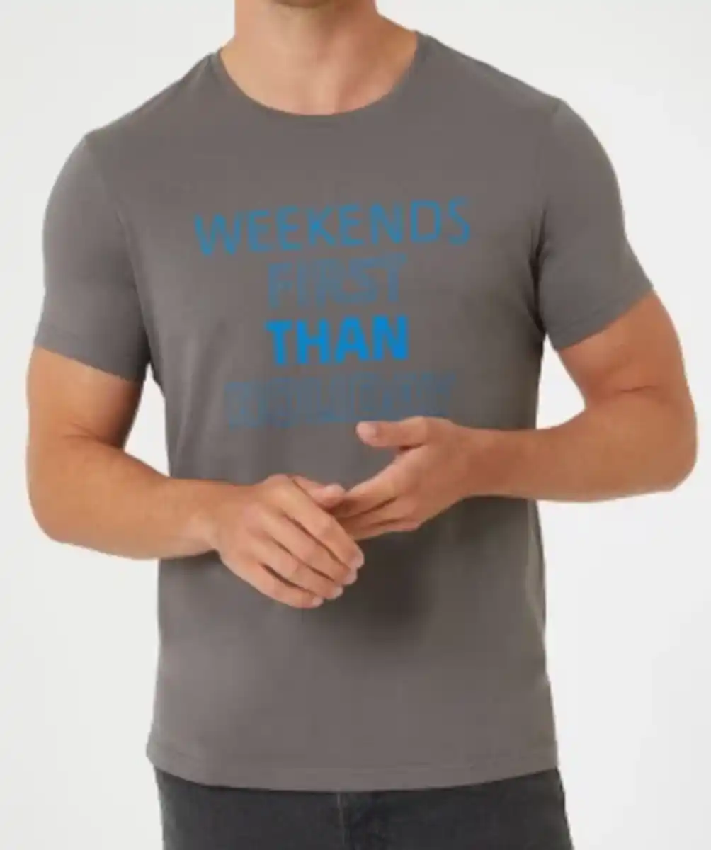 Bild 1 von T-Shirt mit Schriftzug, X-Mail, Rundhalsausschnitt, anthrazit