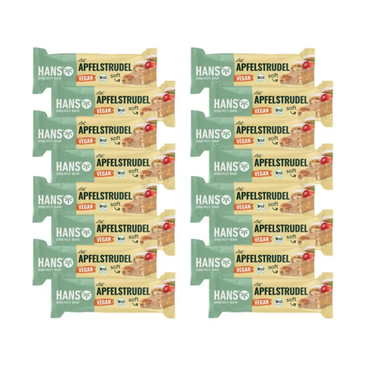 Bild 1 von Vegane Bio Oat Bar, Apfelstrudel, 16er Set (16 x 35g = 560g)