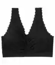 Bild 1 von Bustier mit Spitzendetails, Ergee, breite Träger, schwarz