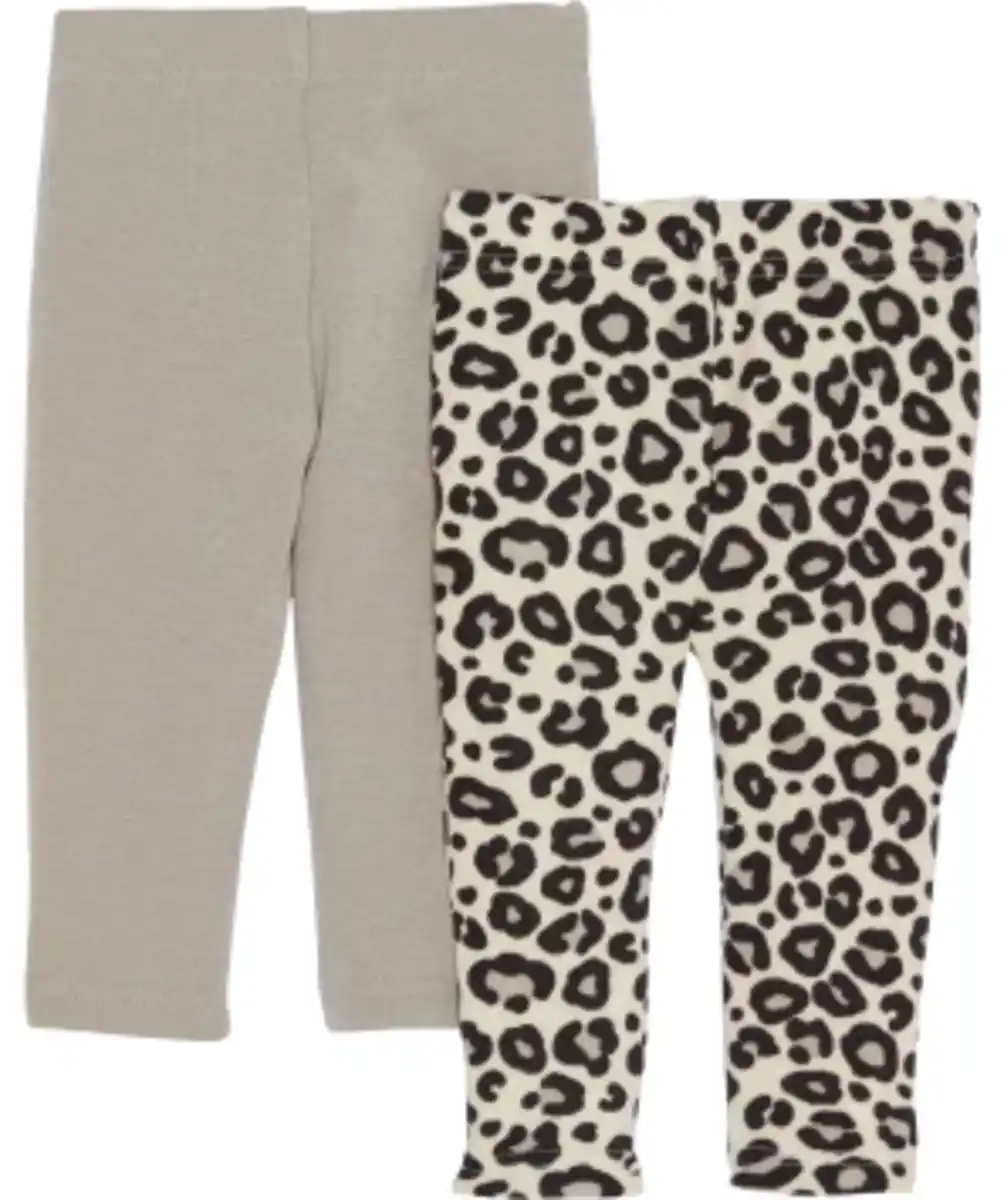 Bild 1 von Gefütterte Leggings, 2er-Pack, Ergee, hellgrau