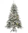 Bild 1 von Künstlicher Weihnachtsbaum gefrostet mit LED-Beleuchtung, 210 cm