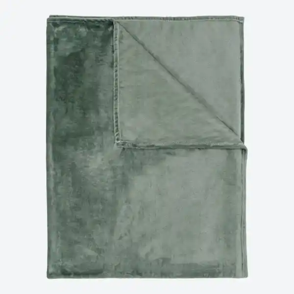 Bild 1 von Fleece-Decke in verschiedenen Farben, ca. 150x200cm, Green