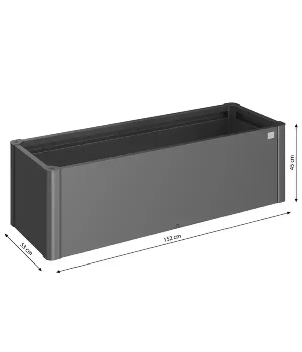 Bild 3 von Biohort Hochbeet Belvedere 150, dunkelgrau-metallic