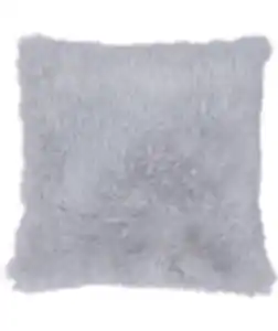 Kissen Fluffy, Home & Deco, ca. 50 x 50 cm, hellgrau