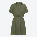 Bild 1 von Damen-Hemdkleid mit elastischer Taille, Dark-green