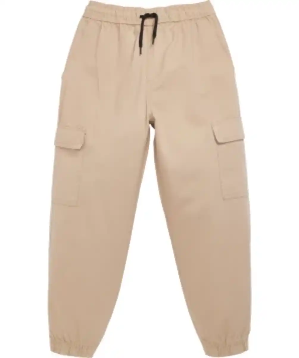 Bild 1 von Cargohose aus Baumwolle, Y.F.K., elastischer Bund, naturfarben
