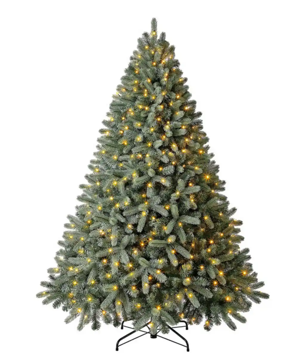 Bild 1 von Dehner künstlicher Weihnachtsbaum 'Finja' mit LED-Beleuchtung, 210 cm