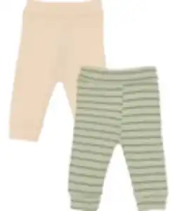 Newborn Pull-on-Hosen, 2er-Pack, Ergee, offwhite