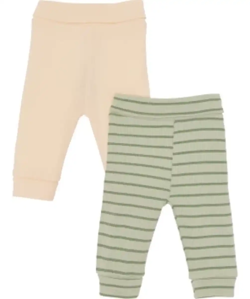 Bild 1 von Newborn Pull-on-Hosen, 2er-Pack, Ergee, offwhite