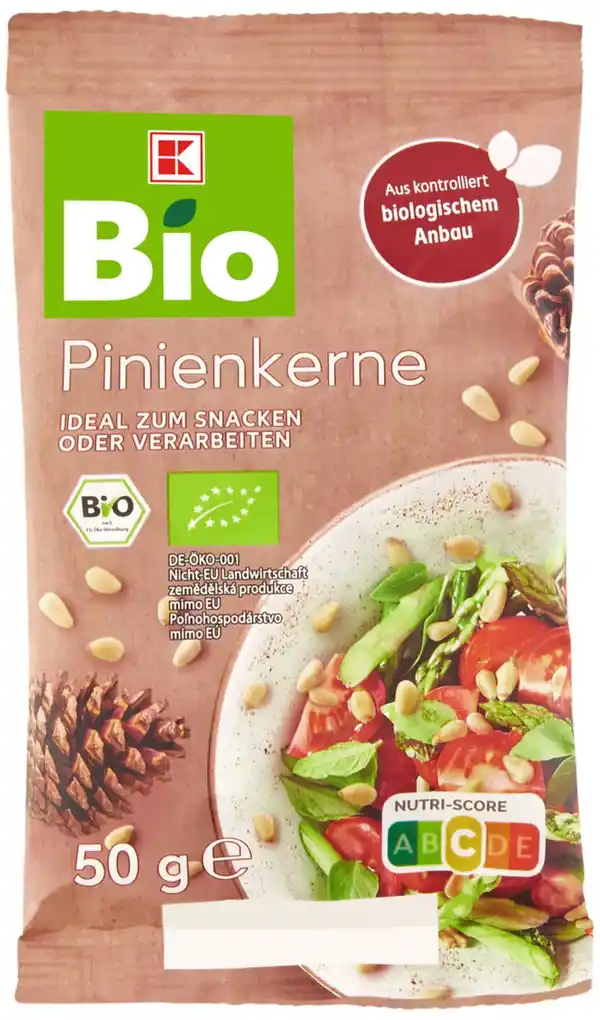 Bild 1 von K-BIO Bio-Pinienkerne, 50-g-Packg.