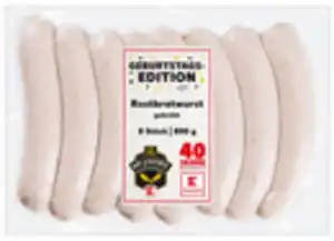 Aus eigener Herstellung Rostbratwurst, 8 St. = 800-g-Packg.