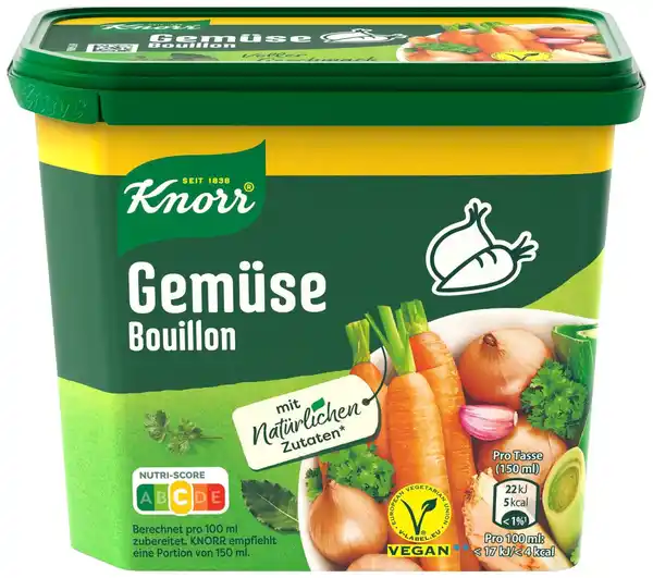 Bild 1 von KNORR Gemüsebouillon, Dose