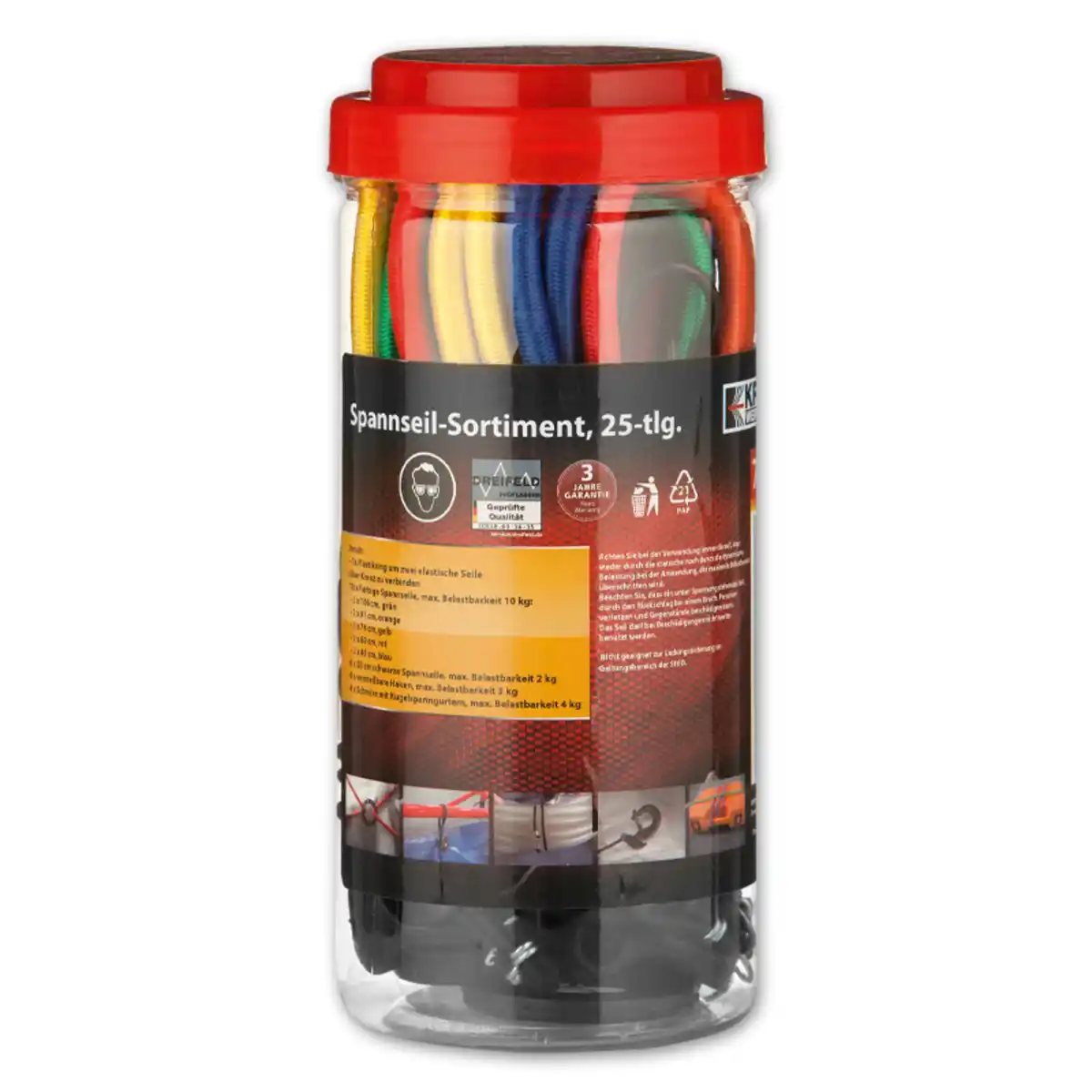 Bild 1 von Spannseil-Sortiment - 25tlg.