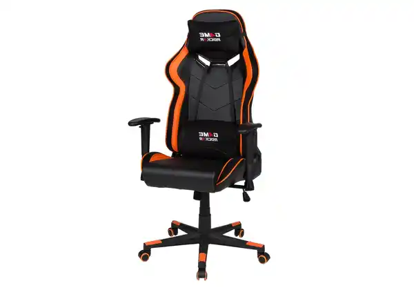 Bild 1 von Gaming Stuhl Chefsessel schwarz - orange - GAME ROCKER