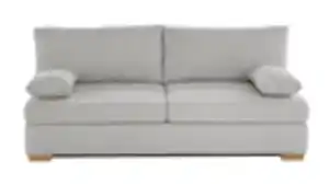 Schlafsofa mit Schlaffunktion grau 201 x 110 cm - JELKO