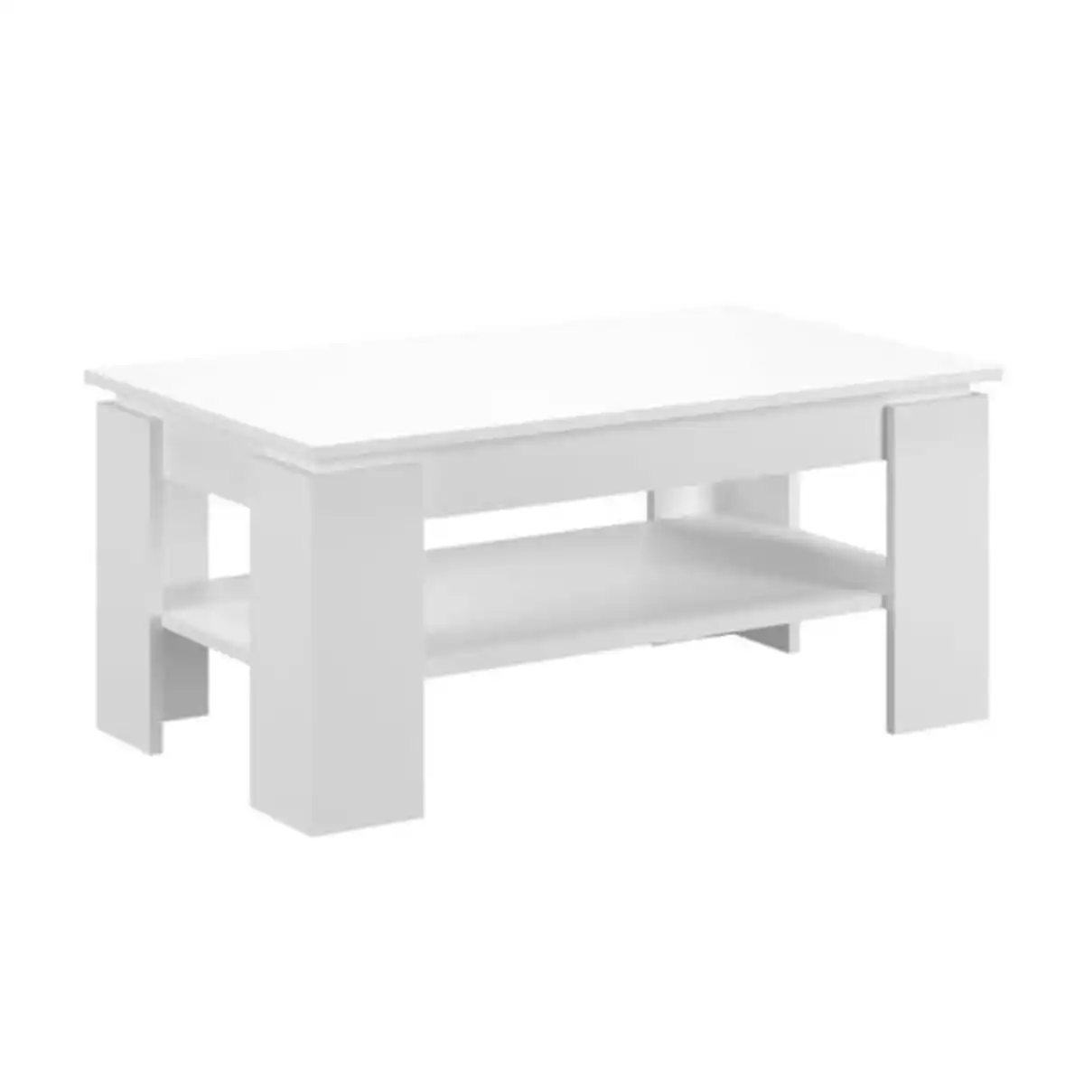 Bild 1 von Couchtisch Titan Weiß 100x45x60 cm