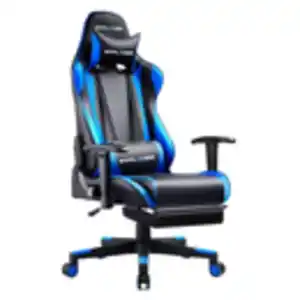 GTPLAYER Gaming Stuhl Bürostuhl Zocker Gamer Stuhl Ergonomischer Gaming Sessel mit einstellbare Armlehne und Fußstütze