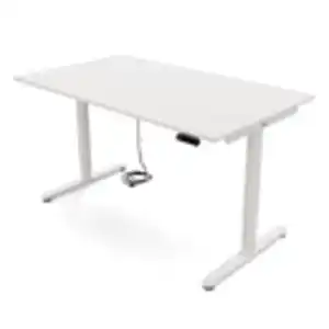 Yaasa elektrisch höhenverstellbarer Schreibtisch Desk Essential 140x80cm - Weiss