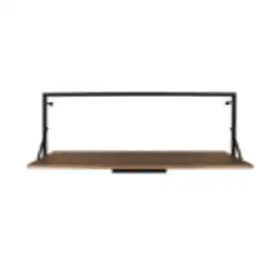 LED-Regal Leonie 90 x 30 cm Artisan-Eiche/schwarz