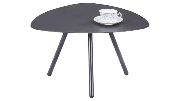 Bild 1 von Beistelltisch Metall schwarz dreieckig 60 cm - MIRA