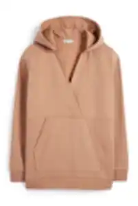 C&A Still-Hoodie, Braun, Größe: XS