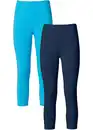 Bild 1 von Capri-Leggings (2er-Pack), 32/34, Blau