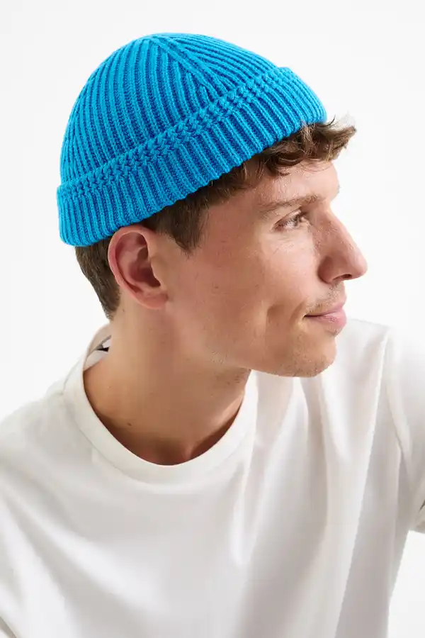 Bild 1 von C&A Beanie-Woll-Mix, Blau, Größe: 1 size