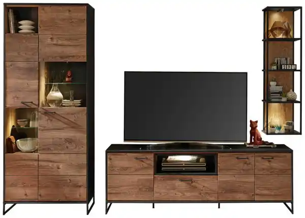 Bild 1 von Stylife Wandkombination BROOKLYN, Holznachbildung