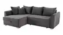 Bild 1 von Ecksofa Cord grau 236 x 160 cm - Bettkasten - BOOMER