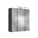 Bild 1 von Spiegelschrank Baabe 60 x 66 cm grau / graphit LED Beleuchtung