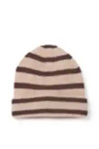 C&A Beanie-gestreift, Braun, Größe: 128-152