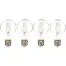 Bild 1 von LED-White-Filament-Leuchtmittel-Set 4er -  Birne E27 4.5W/ 470 Lumen