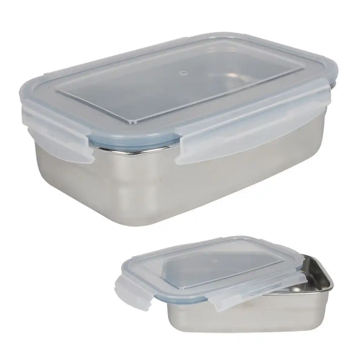 Bild 1 von Edelstahl-Lunchbox mit Klickverschlussdeckel 850ml