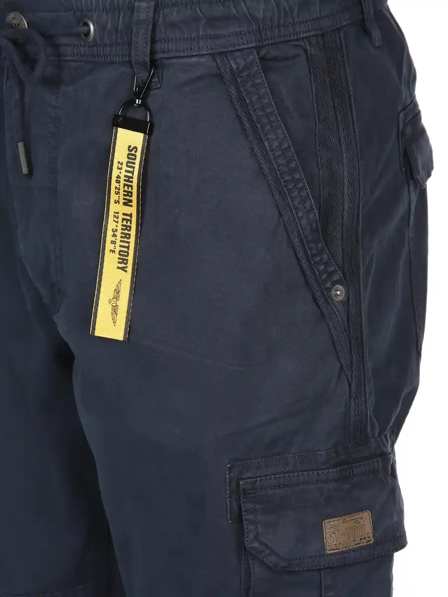 Bild 4 von Herren Cargo-Schlupfhose mit vielen Details Blau
