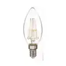 Bild 3 von LED-White-Filament-Leuchtmittel-Set 4er -  Kerze E14 4.5W/ 470 Lumen