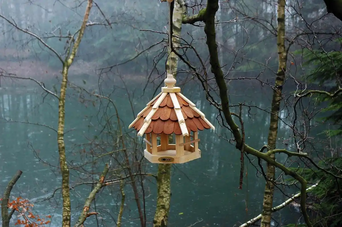 Bild 4 von Vogelhaus zum Aufhängen, braun