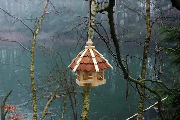 Bild 4 von Vogelhaus zum Aufhängen, braun