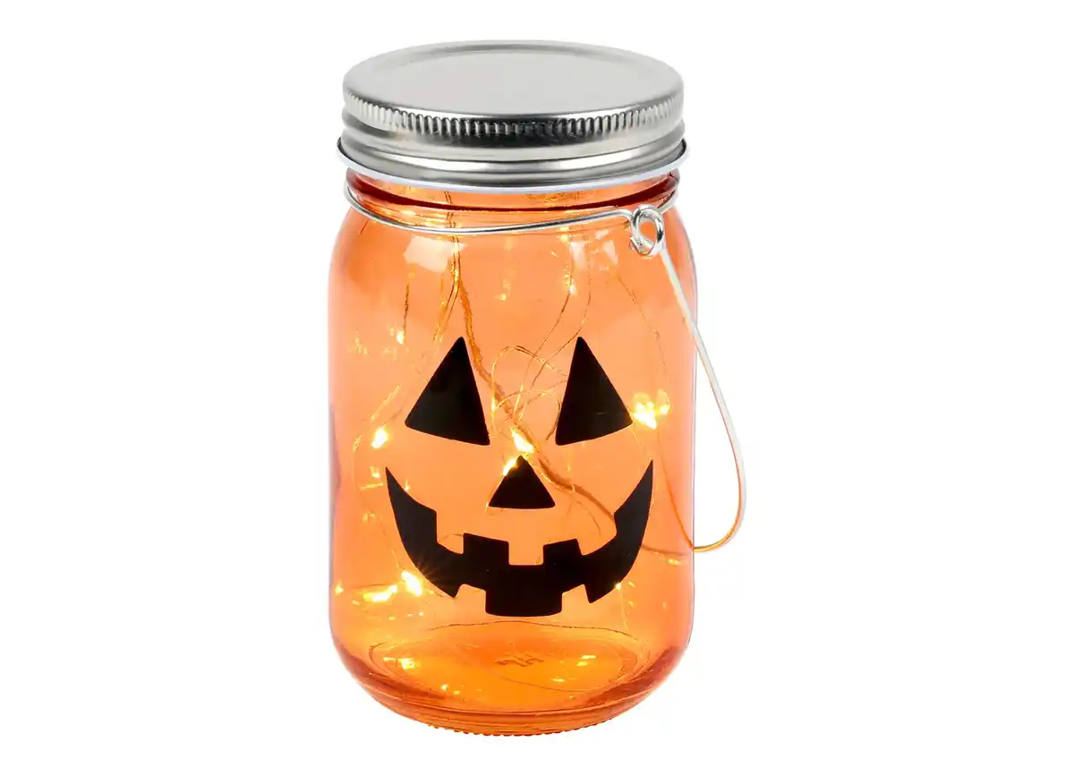 Bild 1 von Halloween Glas mit 10 warmweißen LEDs
