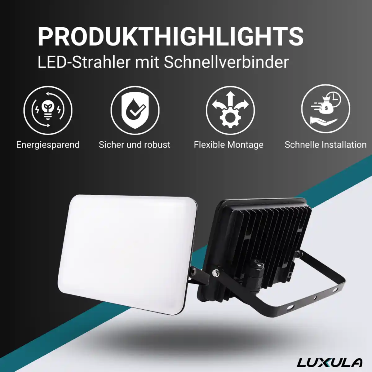 Bild 3 von LED-Fluter mit Schnellverbinder, white cover, 50 W, 4000 K (neutralweiß)